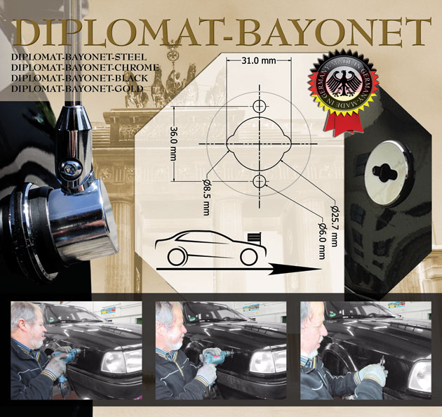 Montaggio Diplomat-Bayonet
